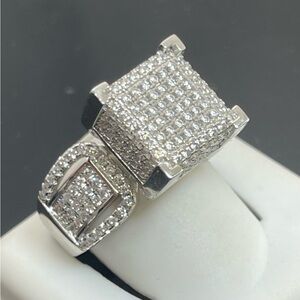 Sterling silver size 7 and 9 option big ring